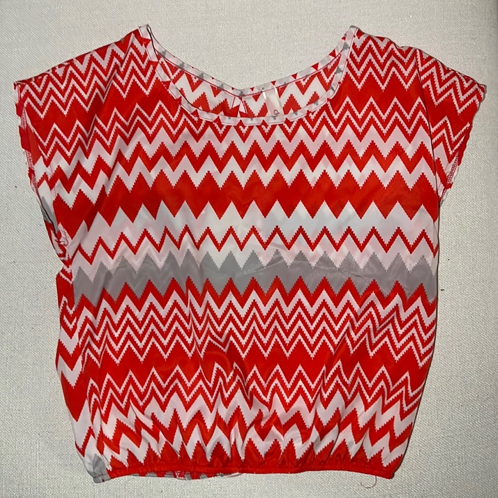 Patterned Summer Blouse